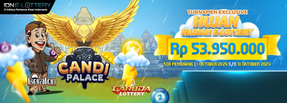 Turnamen Exclusive Hujan Hadiah E-Lottery